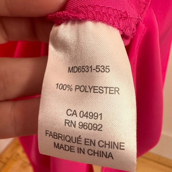 3/$15 Lila Rose Fuchsia Summer midi Dress - Picture 4 of 8